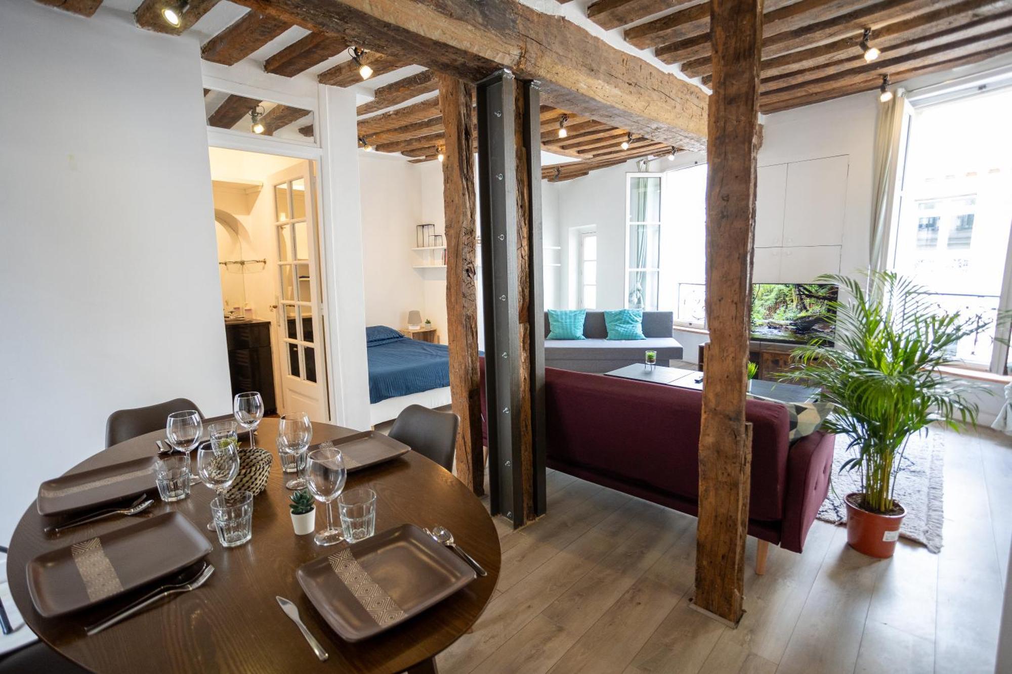 Apartament Loft Unique Au Coeur De Paris Quarter Opera Garnier - Musee Du Louvre Zewnętrze zdjęcie